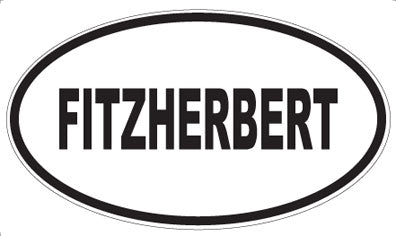 FITZHERBERT - Oval Magnet