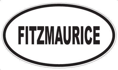 FITZMAURICE - Oval Magnet