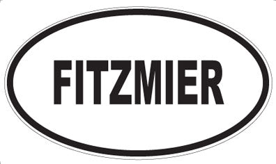 FITZMIER - Oval Magnet