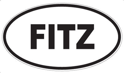 FITZ - Oval Magnet