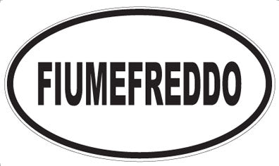 FIUMEFREDDO - Oval Magnet