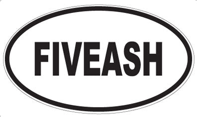 FIVEASH - Oval Magnet