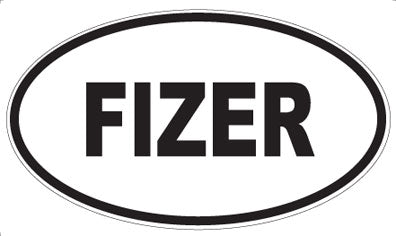 FIZER - Oval Sticker