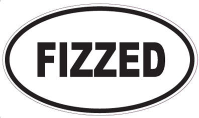 FIZZED - Oval Sticker