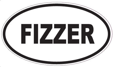 FIZZER - Oval Sticker