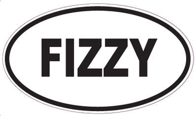FIZZY - Oval Sticker