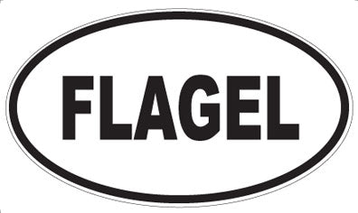 FLAGEL - Oval Sticker
