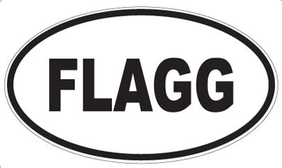 FLAGG - Oval Magnet
