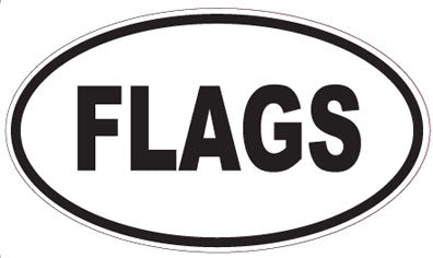 FLAGS - Oval Magnet