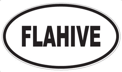 FLAHIVE - Oval Sticker