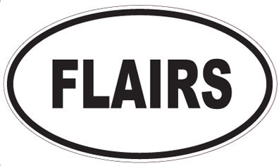 FLAIRS - Oval Sticker