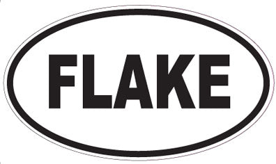 FLAKE - Oval Magnet
