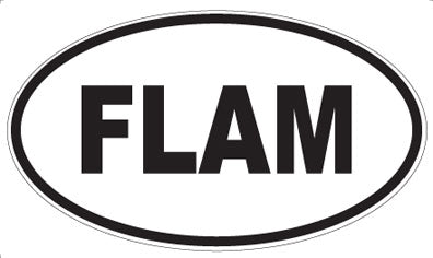 FLAM - Oval Magnet