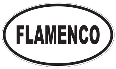 FLAMENCO - Oval Magnet