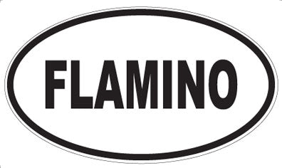 FLAMINO - Oval Magnet