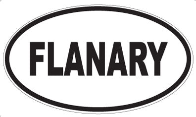FLANARY - Oval Magnet