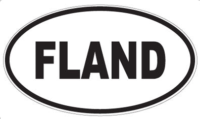 FLAND - Oval Magnet