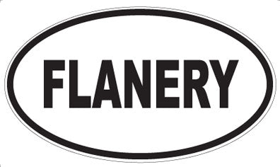 FLANERY - Oval Sticker