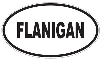 FLANIGAN - Oval Magnet