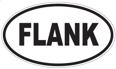 FLANK - Oval Sticker