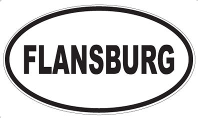 FLANSBURG - Oval Magnet
