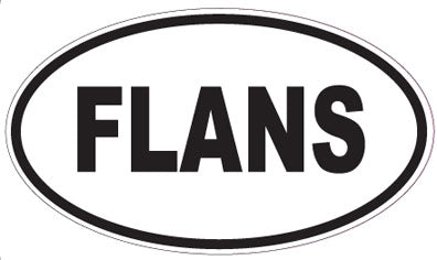 FLANS - Oval Magnet