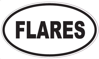 FLARES - Oval Sticker