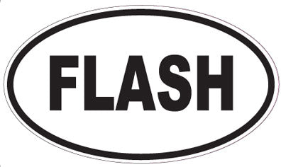 FLASH - Oval Magnet