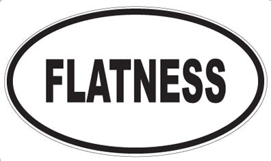FLATNESS - Oval Magnet