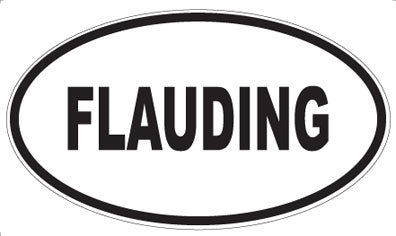 FLAUDING - Oval Magnet