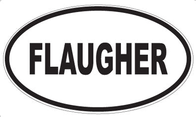 FLAUGHER - Oval Sticker