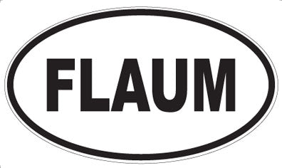 FLAUM - Oval Sticker