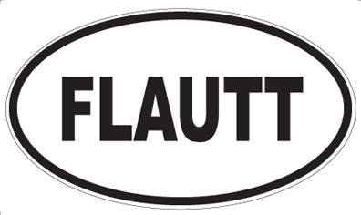 FLAUTT - Oval Magnet