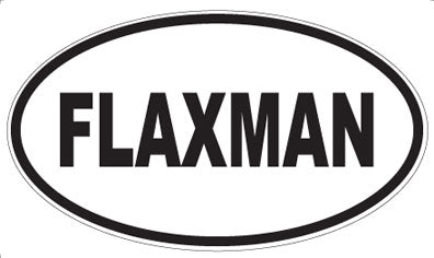 FLAXMAN - Oval Sticker