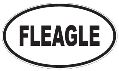 FLEAGLE - Oval Magnet