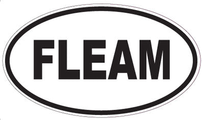 FLEAM - Oval Magnet