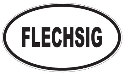 FLECHSIG - Oval Sticker