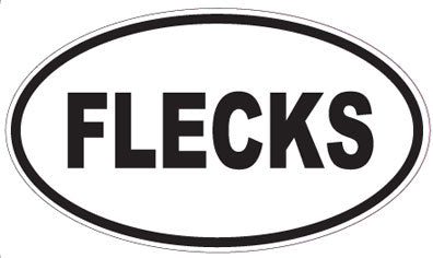 FLECKS - Oval Sticker