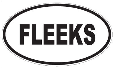 FLEEKS - Oval Sticker