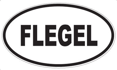 FLEGEL - Oval Magnet