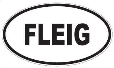 FLEIG - Oval Magnet