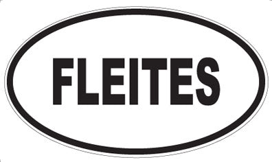 FLEITES - Oval Magnet