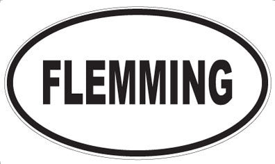 FLEMMING - Oval Magnet