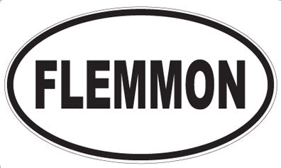 FLEMMON - Oval Magnet