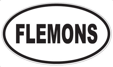 FLEMONS - Oval Magnet