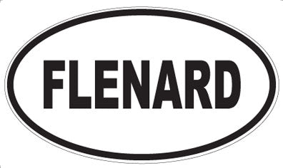 FLENARD - Oval Sticker