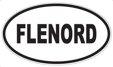 FLENORD - Oval Magnet