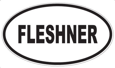 FLESHNER - Oval Magnet
