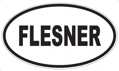 FLESNER - Oval Sticker