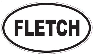 FLETCH - Oval Sticker